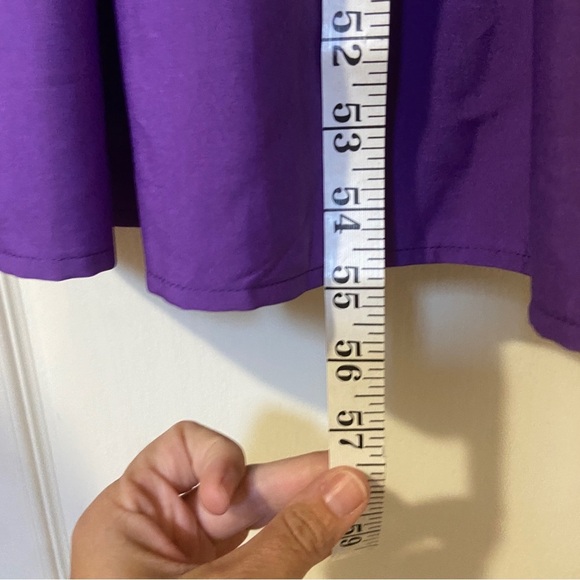 English Factory Purple Ruched Midi Dress with Flutter Sleeves - Picture 7 of 12